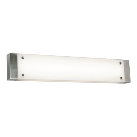 Afx Avanti 40" Integrated LED Vanity - Satin Nickel Finish - White Shade ATV360530L30D1SNWH